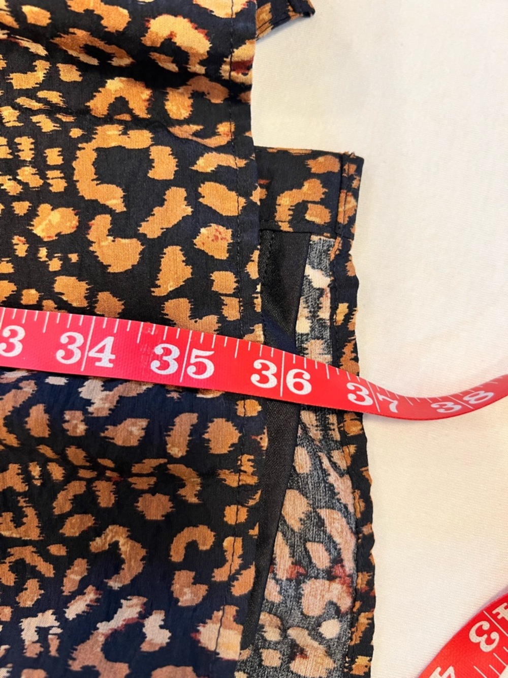 Nine West women’s animal print dress size XXL fully lined balloon sleeves casual - Picture 10 of 15